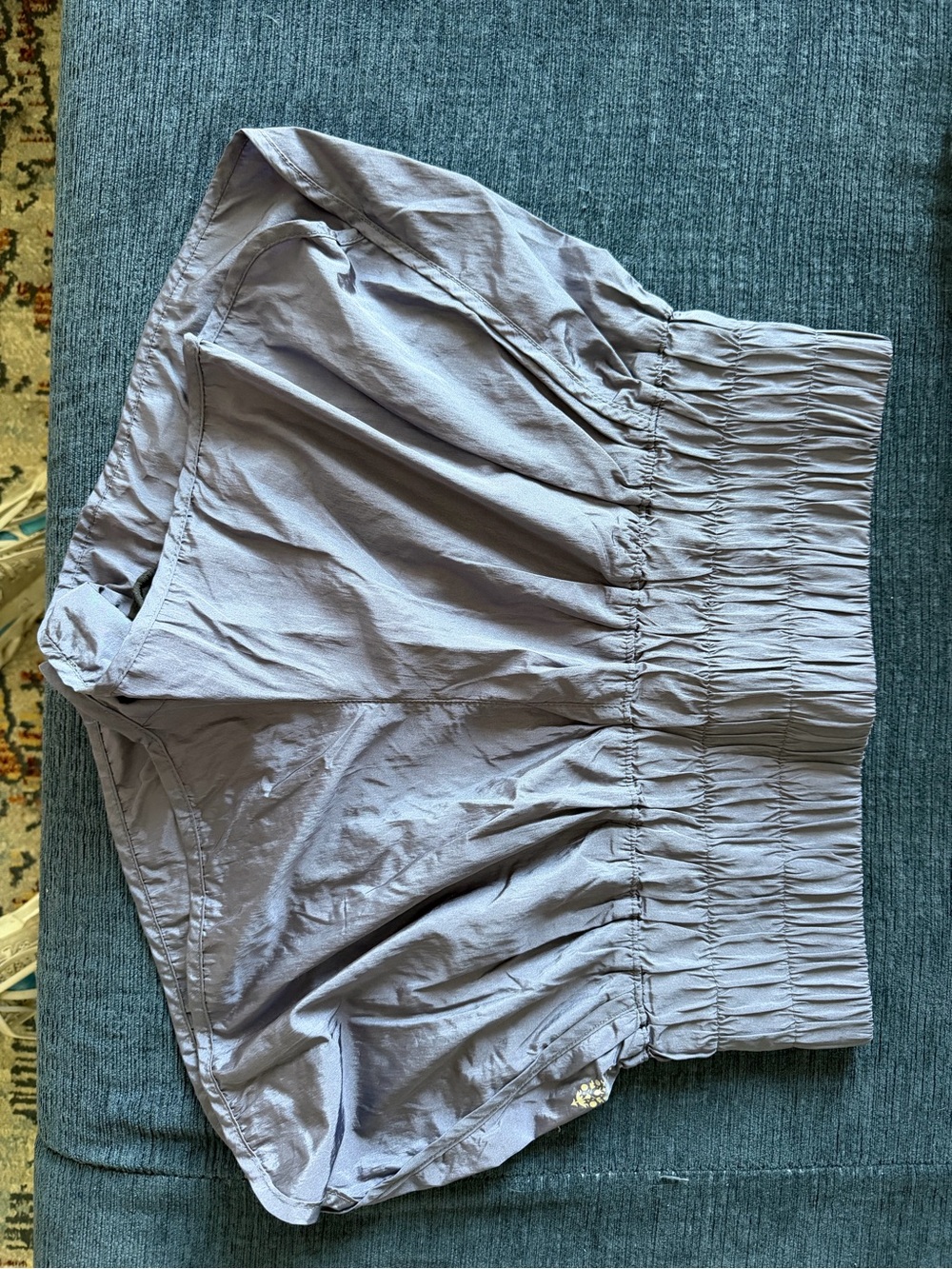Light Lavender/grey purple FP Movement Elastic Waist Bubble Athletic Shorts